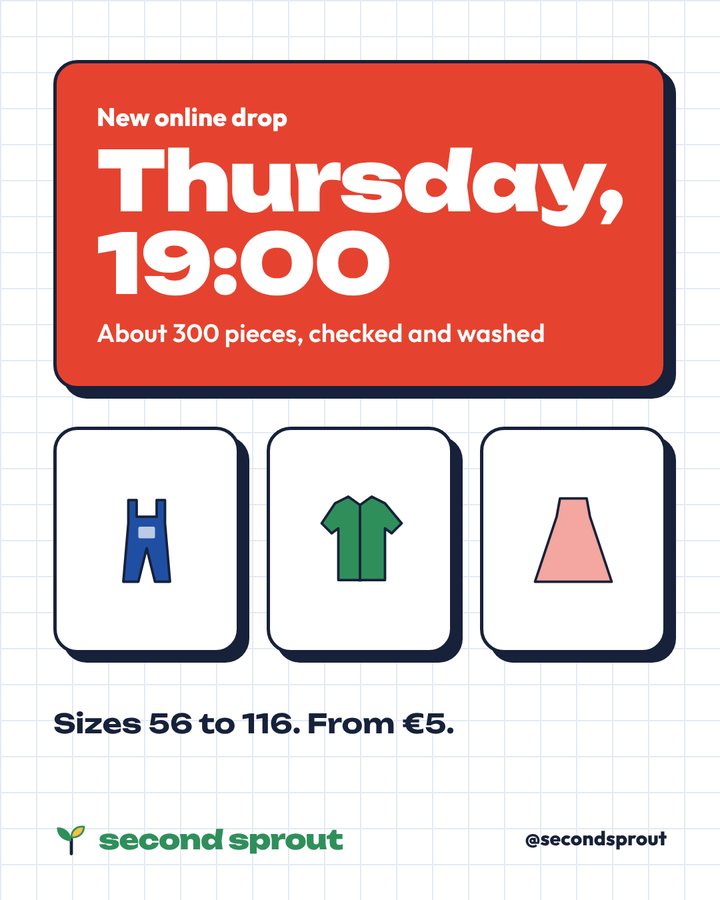 Second Sprout post: new online drop on Thursday at 19:00